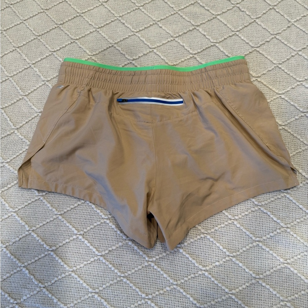Fabletics Tan Athletic Shorts